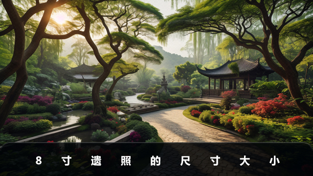 8寸遗照的尺寸是多少？8寸遗照的尺寸大小