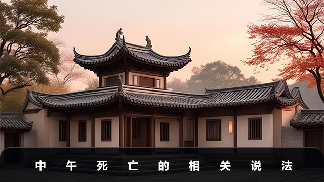 中午死亡有什么说法？中午死亡的相关说法
