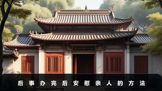 后事办完后怎样安慰亲人？后事办完后安慰亲人的方法