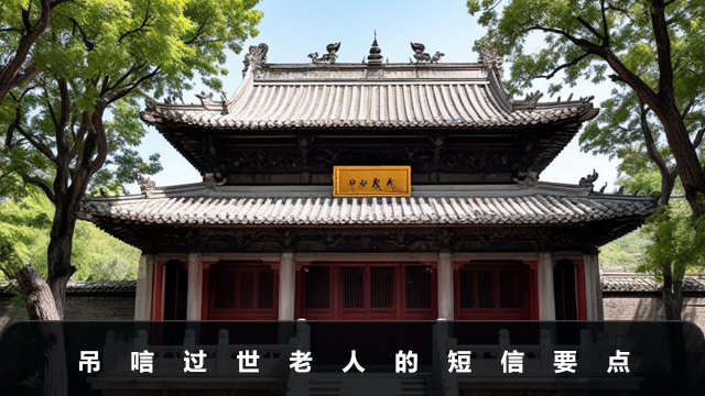吊唁老人过世短信怎么发