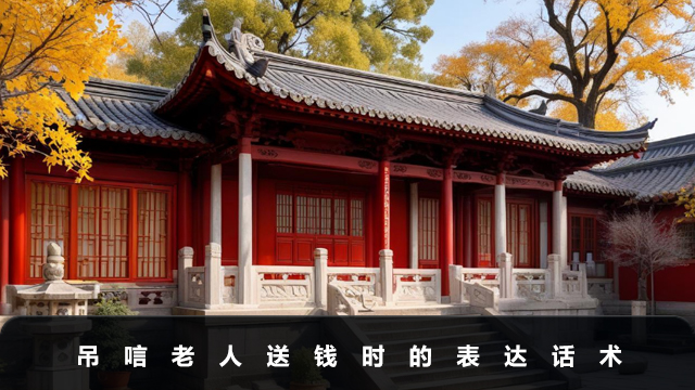 吊唁老人送钱应说什么？吊唁老人送钱时的表达话术