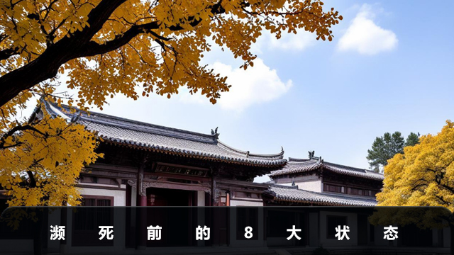 濒死前的状态有哪些？濒死前的8大状态