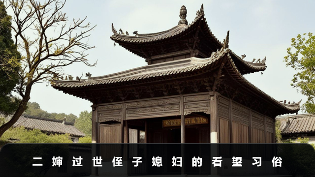 二婶过世侄子媳妇需要去看吗
