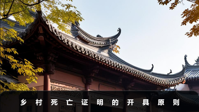 乡村死亡证明只能开一次吗