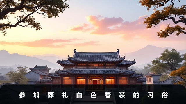 参加殡葬礼穿白色衣服好吗